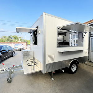 Ice Cream kiosk cà phê di động giỏ hàng thực phẩm nhượng Bộ Trailer thực phẩm di động xe tải để bán - Product Image 2