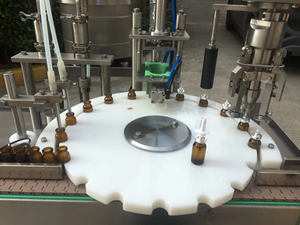 <b>200ml</b> High-Accuracy Electric Motor-Driven Automatic <b>Bottle</b> Filling and Capping Machine with PLC Control CX-GFT - Product Image 3