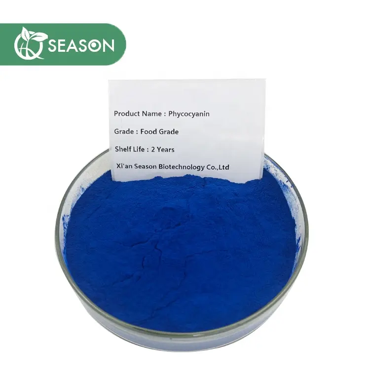 Doğal Pigment mavi Spirulina tozu uygun fikosiyanin fiyatı