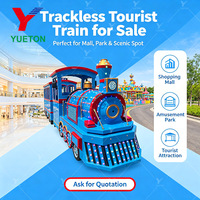 Train sans rails, manège pour enfants en intérieur et en extérieur, train touristique pour centres commerciaux et sites touristiques, certifié CE IAAPA