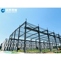 Estructura Metálica Anticorrosión, Nave Industrial Prefabricada para Almacenes y Talleres, para Operaciones Comerciales