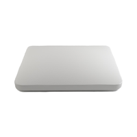 Plafonnier LED moderne IP54 pour salle de bain, alimentation CA, design anti-poussière, température de couleur réglable, CRI élevé 80, métal
