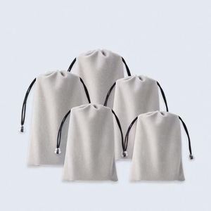 Bolsa de Terciopelo Premium Personalizada con Cordón, Bolsa de Joyería de Lujo con Cordón - Product Image 2
