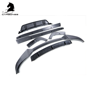 ABS paraurti anteriore labbro diffusore posteriore minigonne laterali M Sport <span class=keywords><strong>B</strong></span> Style Kit corpo nero lucido adatto per BMW X6 G06 2019 - Product Image 3