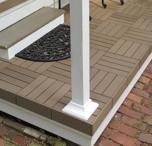All'ingrosso su misura di colore di dimensioni regolari campioni gratuiti disponibili composito wpc pavimenti fai da te <span class=keywords><strong>decking</strong></span> piastrelle - Product Image 3