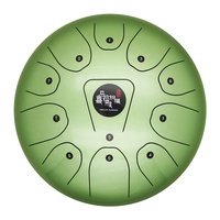 Mountain Rain 12" Pearl Hand Drum Steel Tongue Percussion Instrument Handmade G a B C D E F G a B C Notes