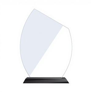 Trofeo de Acrílico Duradero con Curva Prismática, Grabado, Acabado Cristalino Moderno, para Reconocimiento Corporativo, Deportivo y Académico, Venta al Por Mayor - Product Image 1