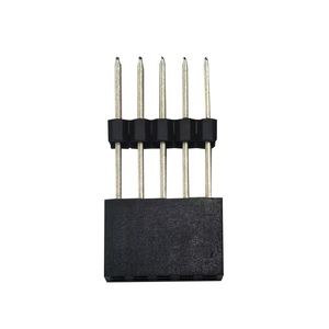 RealRun FH2.54*8.5-2*5P 2.54mm Pitch H8.5mm Konektor Header Betina Pin Panjang Tipe Y Lapisan Emas Dua Baris Pemasangan DIP Lurus - Product Image 4