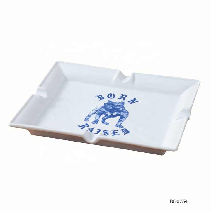 Cendrier,Cendrier à Cigares En Céramique Européen,accessoire Décoratif De Luxe Américain,Club