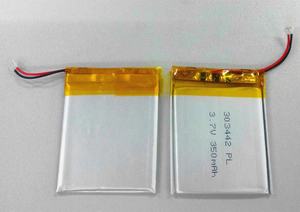 แบตเตอรี่ลิเธียมโพลิเมอร์ 303442 <span class=keywords><strong>3</strong></span>.7V 350mAh พร้อมแผงวงจรพิมพ์และขั้วต่อ JST สำหรับผลิตภัณฑ์อิเล็กทรอนิกส์ - Product Image 5