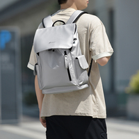 Tas Ransel Laptop Bisnis Travel Unisex Gaya Korea Serbaguna Kapasitas Besar Oxford Ringan Tahan Air Awet