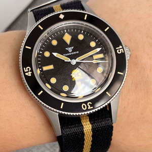 Byss Ghost dial นักประดาน้ำ50ไสว NH35A แซฟไฟร์ฟองอัตโนมัติ200M เคสพ่นทราย - Product Image 5