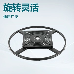 Placa Giratoria de Hierro con Rotación Libre de 360 Grados, Accesorio de Diseño Industrial - Product Image 3