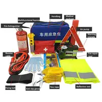 Kit profissional completo de ferramentas de emergência, kit com 12 peças de ferramentas de segurança rosa