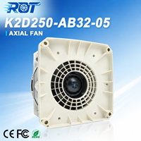 Ventilador Centrífugo Industrial 400V AC K2D250-AB32-05, Soplador de Aspas Curvadas Hacia Atrás, Reemplazo para Equipos de Refrigeración de Gabinetes de Ventilación HVAC