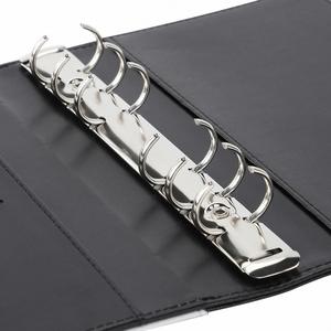 Customized Logo A5 <b>A6</b> Pu Leather Cover Budget Wallet Binder Planner With Cash Envelopes - Product Image 5