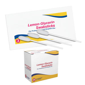 Stik Oral gliserin Lemon mulut kering menyegarkan dan menenangkan sekali pakai Logo kustom - Product Image 1