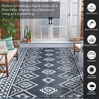 Reversable Camping Rv Polypropylene Outdoor Carpet Roll Woven Plastic Mat Waterproof Patio Rugs