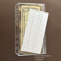 Les plus populaires : Nouvelles pochettes transparentes, durables et flexibles pour billets de banque, protège-billets transparents, enveloppes scellées à double poche