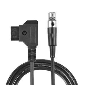 Cable de alimentación del monitor lógico de TV Montaje en B de montaje en mini Cannon XLR Cable de 4 pines