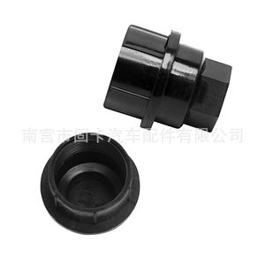 Capuchon d'écrou de roue Gmc 1500, 27mm, en plastique noir, anti-poussière, pour remplacement et réparation 15646250 - Product Image 4