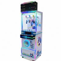 Mini machine à griffes avec armoire style nœud papillon, attrape-balles, unité de jeu d'arcade commerciale à monnayeur avec grue à prix