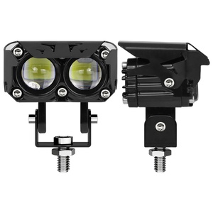 Feux de moteur LED 9-80V étanches 4000lm, projecteur LED bicolore, feux de moto à œil d'ange pour toutes les voitures - Product Image 3