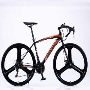 Nuevo en stock Barato Acero 52cm Roadbike <span class=keywords><strong>Bicicleta</strong></span> 14 Speed Road Bike para hombres Ciclismo Road con marco <span class=keywords><strong>de</strong></span> aluminio - Product Image 5