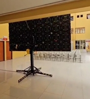 Soporte de Elevación Plegable Portátil de Hierro para Exteriores con Manivela, 6M, para Altavoces Line Array, Capacidad de Carga 250kg