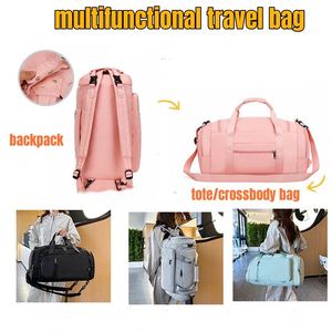 กระเป๋าเดินทางขนาดใหญ่กันน้ำออกแบบได้เองกระเป๋าเดินทางแบบสะพายไหล่สำหรับเล่นกีฬาของผู้ชายกระเป๋าทรงดัฟเฟิลแบบพกพาสำหรับผู้หญิงสำหรับกลางแจ้ง - Product Image 4