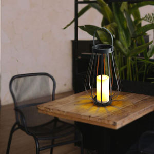 Farol de plástico con batería de alta calidad para el hogar, farol Led de hierro decorativo para jardín al aire libre - Product Image 2