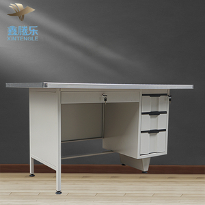 Thiết kế hiện đại thép bàn văn phòng với 3 ngăn kéo giá thấp kim loại máy tính bàn - Product Image 5