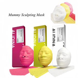 T 3D Sculpting Mummy OEM Private Label Mummy Mask Beauty Spa Use Whitening Lift V Face Thin Face Mummy <strong>Plaster</strong> <strong>Facial</strong> Mask - Product Image 1