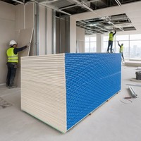 Paneles de Yeso Revestidos de Papel para Interiores, de Alta Calidad y Bajo Costo, Tamaño Estándar, Excelentes Placas de Yeso a Precios Bajos, Venta al Por Mayor