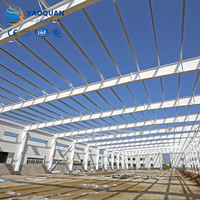 Bâtiment préfabriqué en acier pour usine de fabrication avec plan de sol flexible et conception extensible