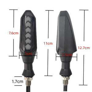 ไฟเลี้ยว LED สำหรับมอเตอร์ไซค์ SX 12V แบบสากล ไฟวิ่งแบบสแกน ไฟเดย์ไลท์ สีแดง น้ำเงิน ขาว - Product Image 3