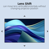 Yinzam WU7 Projecteur Extérieur Haute Luminosité 3LCD, 3LCD 10000 Lumens 1920x1200p UHD 4K pour Projecteur Laser Bâtiment Hologramme 3D