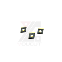 Plaquette de tournage en carbure de tungstène CNMG120408-BTM, insert indexable pour tour CNC, R0.8mm, pour tournage semi-brut de l'acier au carbone et des alliages d'acier