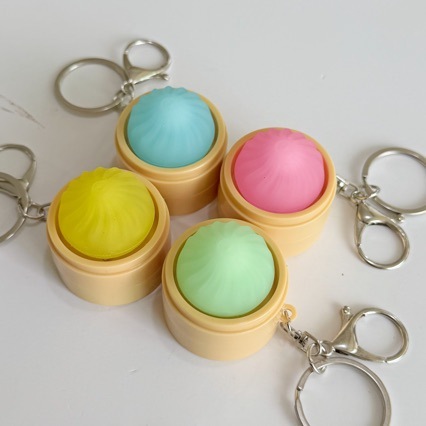 Custom TK Hot Sale Colorful Xiaolongbao Shape Fidget Stress Relief Sensory Anti-Anxiety Calming Focus Relaxing Gift