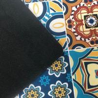 Tapis de prière imprimé tapis de prière Polyester velours pile plate anti-dérapant personnalisé tapis de prière en mousse à mémoire de forme
