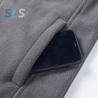 Veste d'extérieur en laine haute 3-en-1 unisexe personnalisée imperméable en polaire à double capuche vêtements de travail d'hiver veste coupe-vent chaude