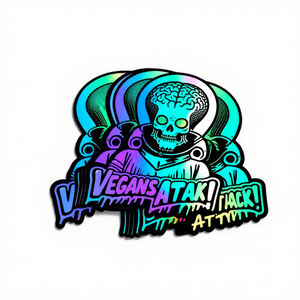 Envío Rápido, Pegatinas de Vinilo Troqueladas Resistentes a los Rayos UV e Impermeables, Pegatinas Adhesivas de PVC, Impresión Personalizada, Pegatinas con Logotipo Troquelado - Product Image 2