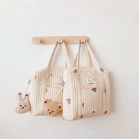 Sac à couches pour bébés Sac fourre-tout à langer de grande capacité pour maman Sac à langer de luxe pour bébé