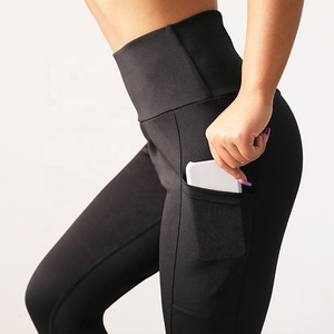 Mallas enhancement training high waist with pockets and scraps pants womens - Product Image 4