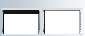 Lumière rapide cristal noir 100 "écran <span class=keywords><strong>de</strong></span> <span class=keywords><strong>Projection</strong></span> électrique <span class=keywords><strong>plafond</strong></span> encastré lumière ambiante rejette les écrans extérieurs - Product Image 5
