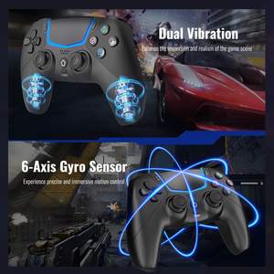 Funda Protectora Inalámbrica para Dedos de Juego para PS-5/Pro/Slim/PC, Material ABS Plegable con Luz LED de Canal y Función Turbo - Product Image 3