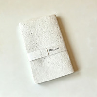 Carnet en papier semence imprimé sur mesure, écologique | Bloc-notes en papier semence avec logo personnalisé