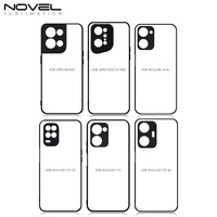 Coques de téléphone portable vierges en TPU 2D pour sublimation Oppo A97 5G - Antichoc, étanches, anti-rayures, design personnalisé, ajustement parfait à 100 %, noir