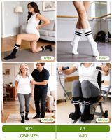 Chaussettes de Pilates antidérapantes en coton premium avec logo personnalisé, volants et grip, pour yoga, Pilates, hôpital et sport, vente en gros