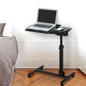 Wooden Laptop Stand Movable Table Home Office Mini Furniture For Working Studying Adjustable Tables